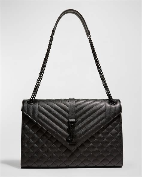 largest ysl bag|ysl tri quilt envelope bag.